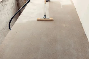 post construction dust buildup on surfaces inside a Calgary commercial building